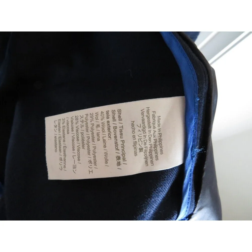 Crewcuts Thompson Boys Navy Blazer Size 14 Gold Anchor Buttons Stretch Jacket